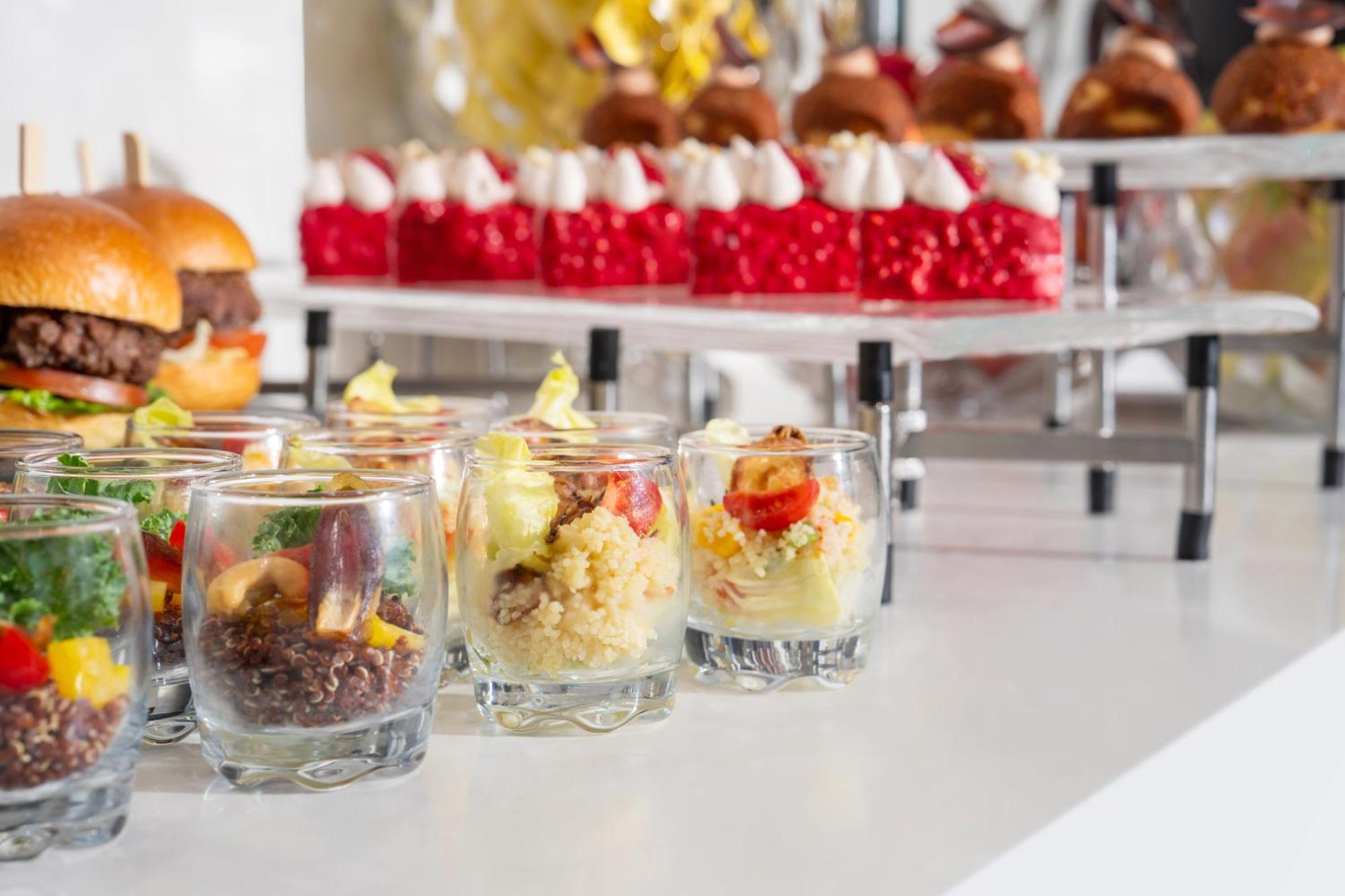 Park Rotana Abu Dhabi Hotel Exterior photo A selection of finger food